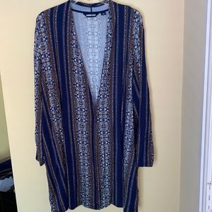 Lands’ End Jersey Knit Long Cardigan